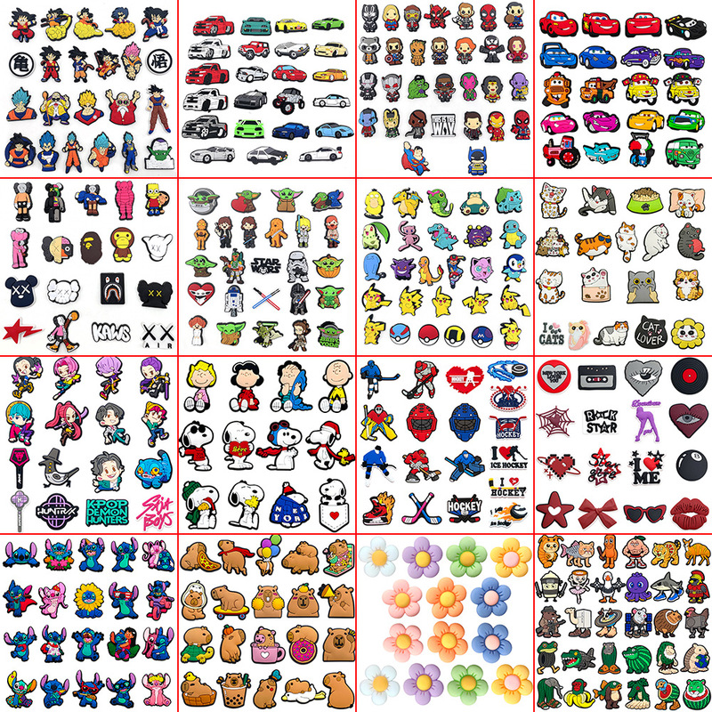 230 sets of popular IP cartoon animation sets of shoe charms, shoe buckles, PVC sole buckles, and DIY accessories for clogs