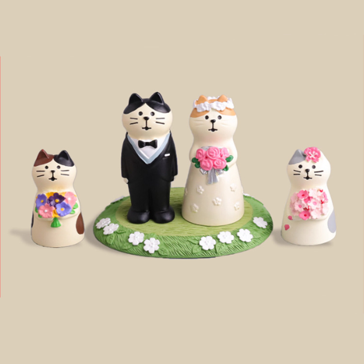 Zakka Small Ornaments Couple Gifts Japanese Groceries Wedding Bride and Groom Ins Wedding Crafts Cake Decoration Zakka Small Ornaments Couple Gifts Japanese Groceries Wedding Bride and Groom Ins Wedding Crafts Cake Decoration