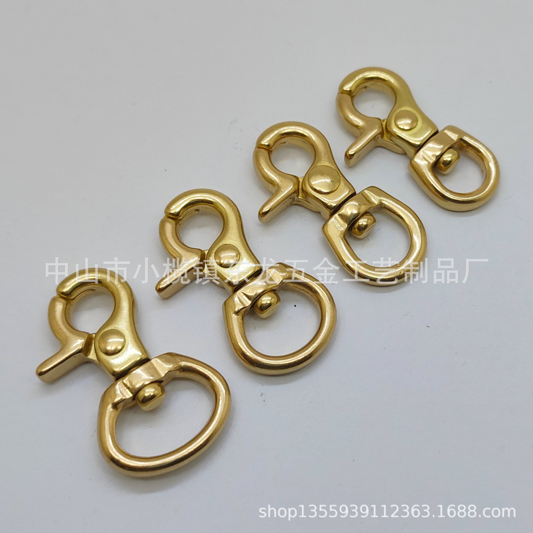 黄铜钩扣钥匙扣箱包扣挂扣手工皮具汽车制作配件量大更优惠