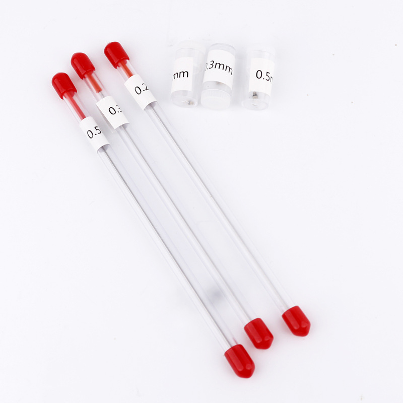 厂家直销美工喷笔配件枪针枪咀 0.2/0.3/0.4/0.5喷针喷咀枪帽防尘