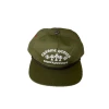 Embroidered tape military green
