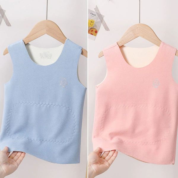 Blue fuchsia vest