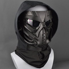 Outdoor tactical protective equipment, night hood, wear-resistant breathable sun protection mask, used with mask, movie props