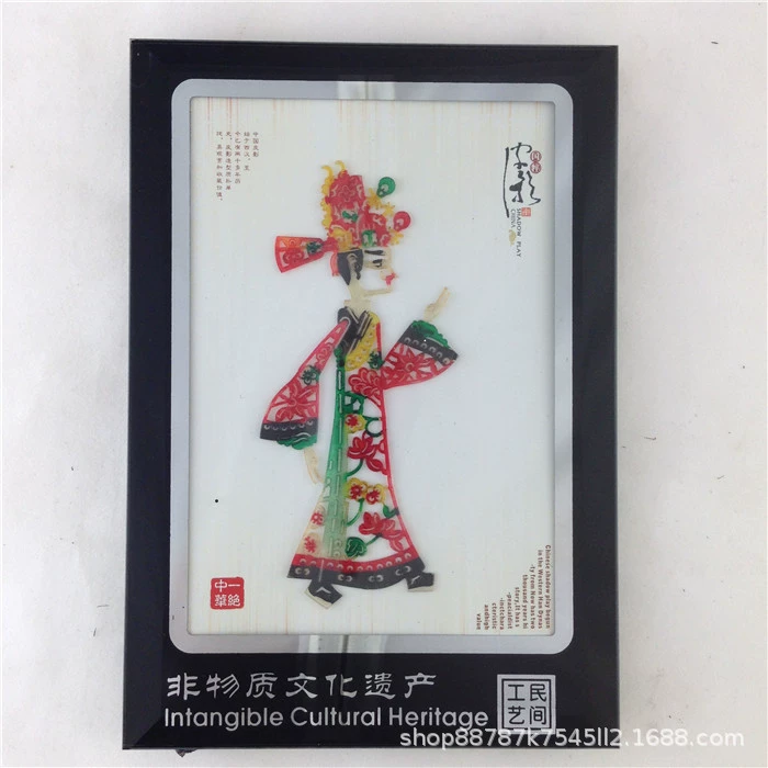 Shadow Shaanxi Shaanxi Shadow Play Display Desktop Swing Китайская характеристика На занятиях школьный подарок для иностранных школьников