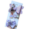 Children's hair accessory with bow for princess, hairgrip, hairpins, “Frozen”