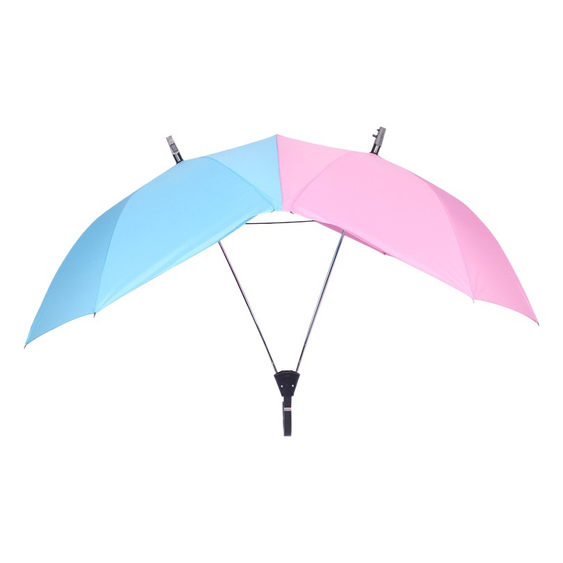 Paraguas automático doble, diseño patentado, apertura rápida, venta al por mayor transfronteriza