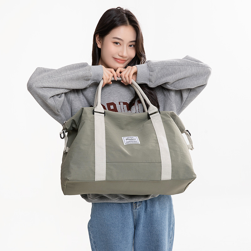 Travel Bag, Women's Large-Capacity Satchel Luggage Bag, Travel Bag, Clothing Storage Bag, Men's Boarding Bag, Short-Distance Maternity Bag