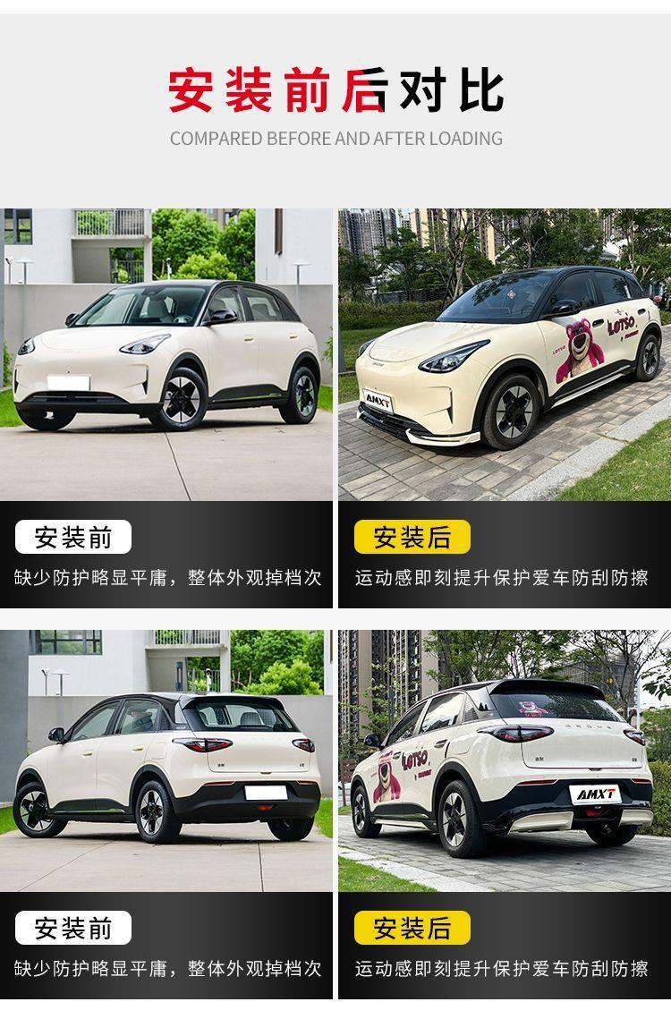 Suitable for Geely Xingyue Modified Sports Body Kit Front Spoiler, Front Lip, Rear Diffuser, Rear Wing, Side Skirts, Rear Lip Decoration Parts