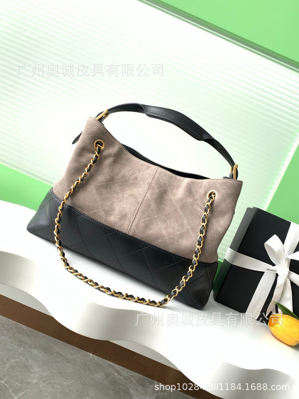 Xiaoxiangfeng 新しいホーボーバッグ 25a スエードバッグカラーマッチング菱形チェーンバッグシングルショルダーハンドヘルドクラッチバッグ|undefined