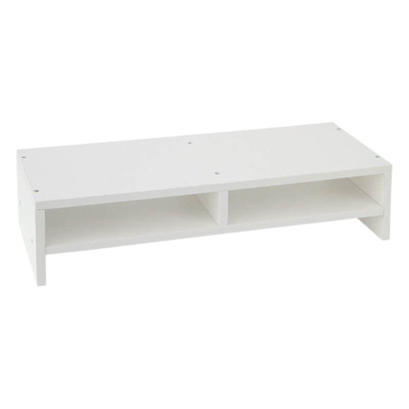 White Desktop Storage Laptop Elevated Rack Dormitory Office Monitor Cushion Multi-Layer Storage Rack