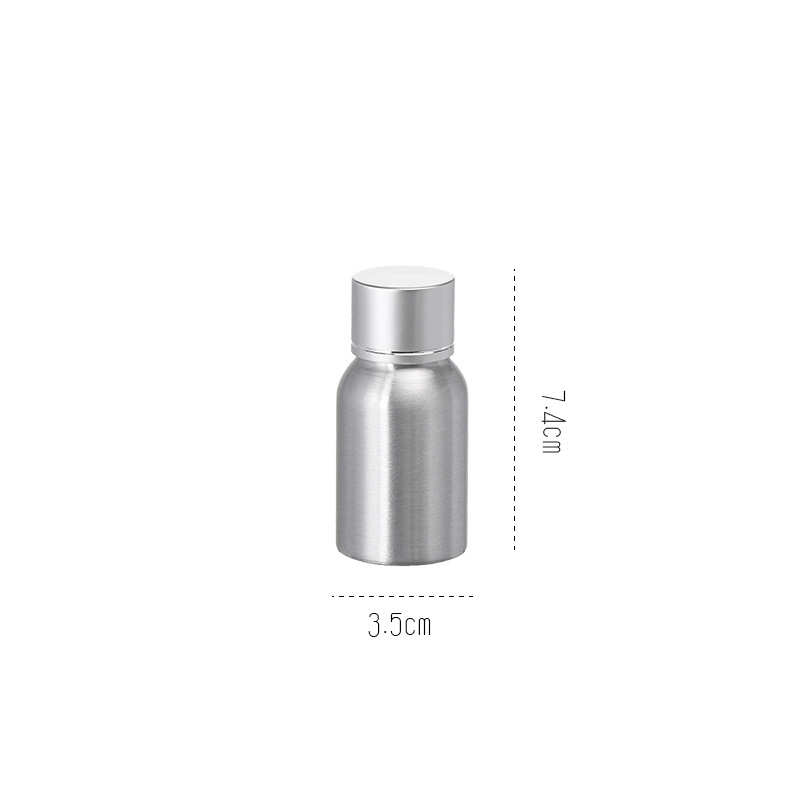 Botella de aerosol de aluminio de metal Botella de aerosol hidratante de tóner desinfección de alcohol pequeña regadera portátil sub-botella presionando botella vacía