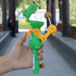 Big Mouth Dinosaur Stick Candy Robot Eating Candy Candy Artifact Small Toy Children's Day Cat Mint