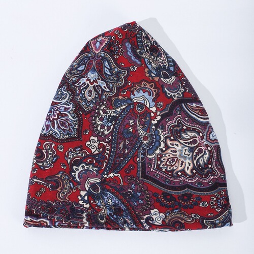 Spring and Summer Lightweight Elastic Cotton Printed Pattern Outdoor Cycling Shopping Versatile Dual-Use Neck Gaiter Headband Foreign Trade