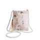 Mori-style new Tang and Song Han ancient style bag small square bag with Chinese clothing tassel bag slung butterfly element pearl bag