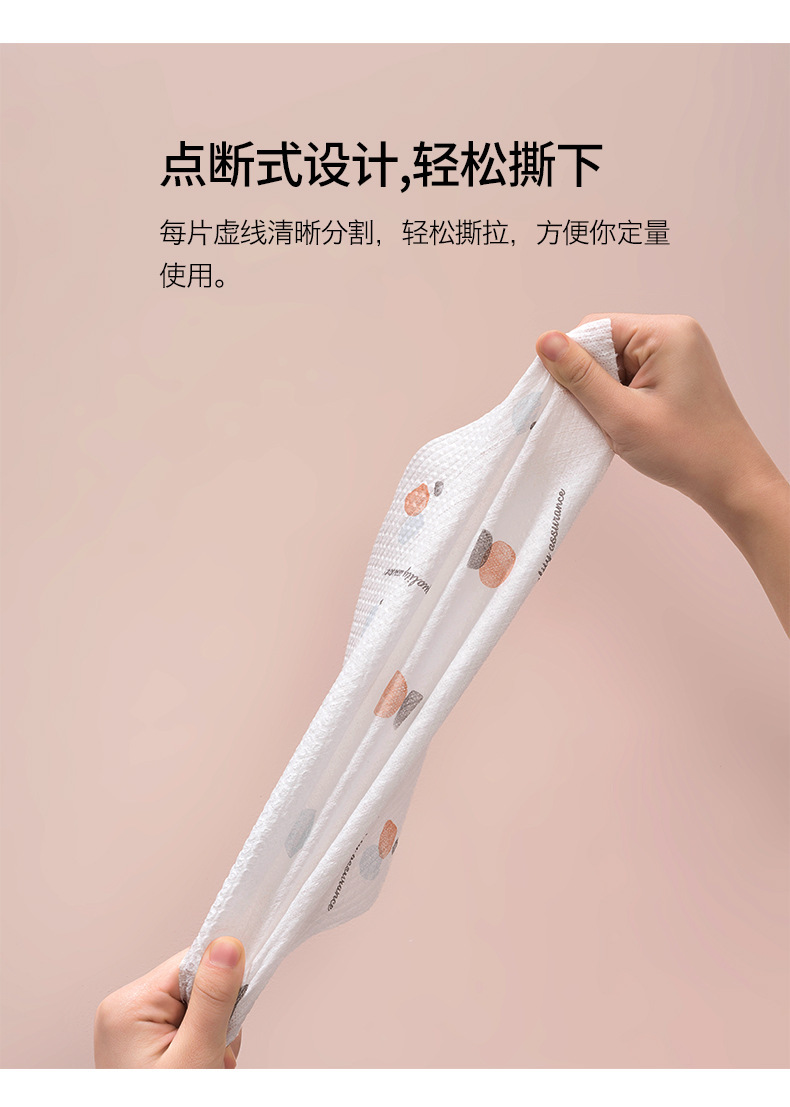 Lazy Person Dish Cloth Thickened Kitchen Disposable Cleaning Absorbent Oil-Removing Enlarged Paper Towel