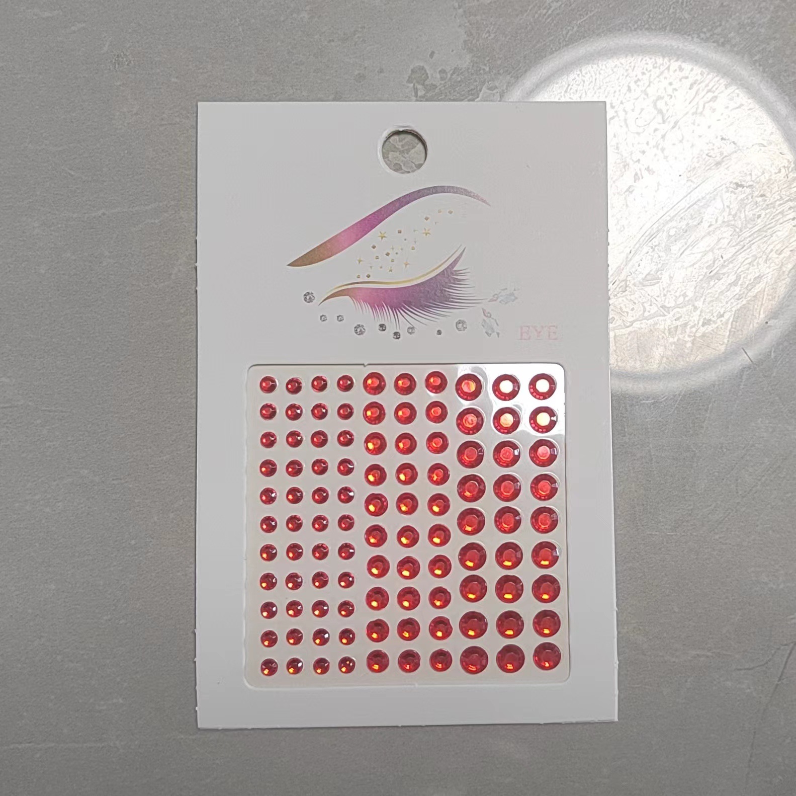 작은 화이트 카드 #9 빅 레드 다이아몬드