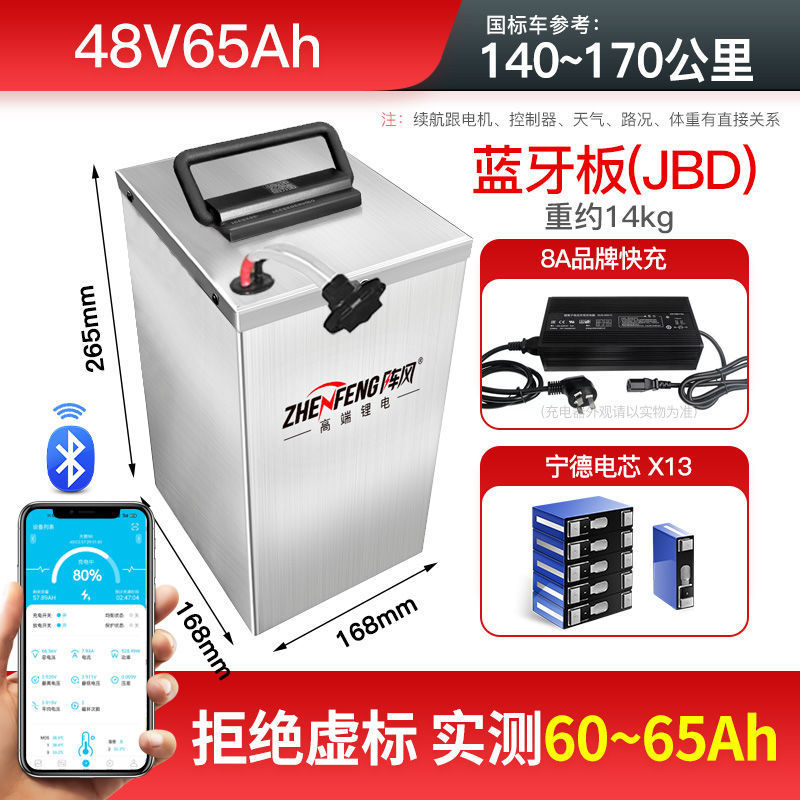 72V/60V/48V Lithium, Diàndòngchē Auto Parts and Accessories - 48v-6ah-bluetooth-8a-charger
