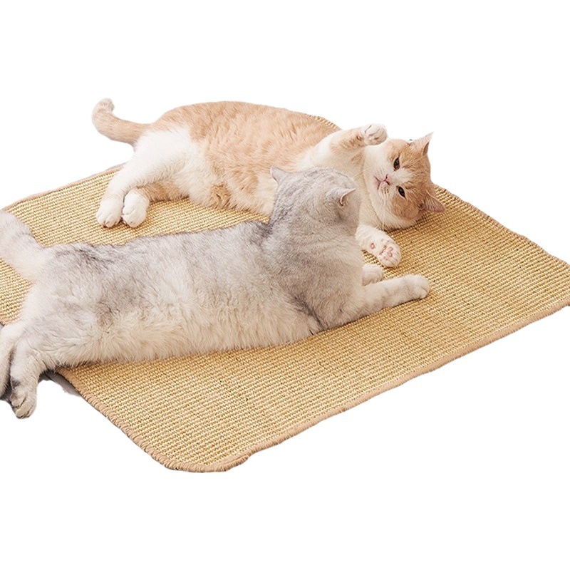 Sisal Cat Scratching Board, Wear-Resistant, Scratch-Resistant, Non-Shedding, Anti-Cat Scratch, Wall-Mounted, Sofa Protection, Cat Claw Board, Pet Supplies
