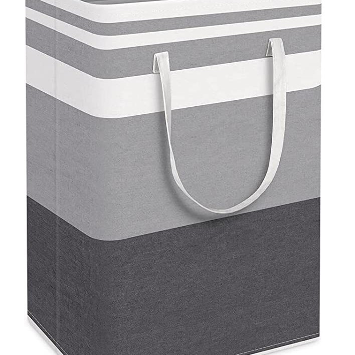 Nueva canasta de lavandería de tela impermeable ropa simple caja de almacenamiento de artículos diversos bolsa de almacenamiento plegable canasta de lavandería de gran capacidad