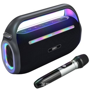 New 100W High-Power Bluetooth Speaker Outdoor Waterproof and Dustproof Satchel Large Volume Subwoofer K