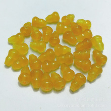 黄色巴山翠8*11大号葫芦散珠批发 DIY配件手链项链饰品玉葫芦批发