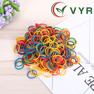 Vietnam Yueyi Environmentally Friendly Cowhide Band Vyr06*0.9 Colorful Rubber Band Rubber Ring Elastic Rubber Ring Wholesale