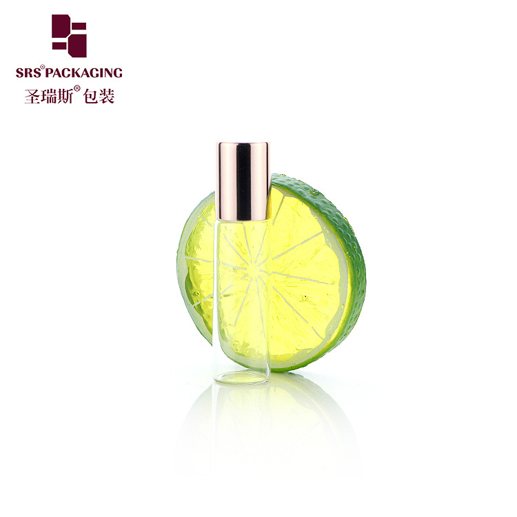 现货精油瓶 5ml透明玻璃滚珠瓶，香水小样走珠瓶化妆品包装不漏液