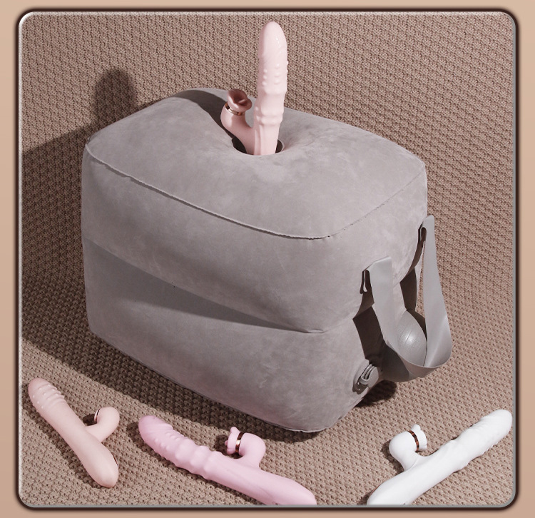 Inflatable PVC Flocked Positioning Pillow for Adult Couples — detail image 15