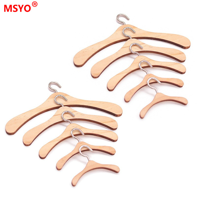 Muñeca armario juguete percha de madera American Girl/bjd/xafu/renacido/20cmEXO muñeca Accesorios