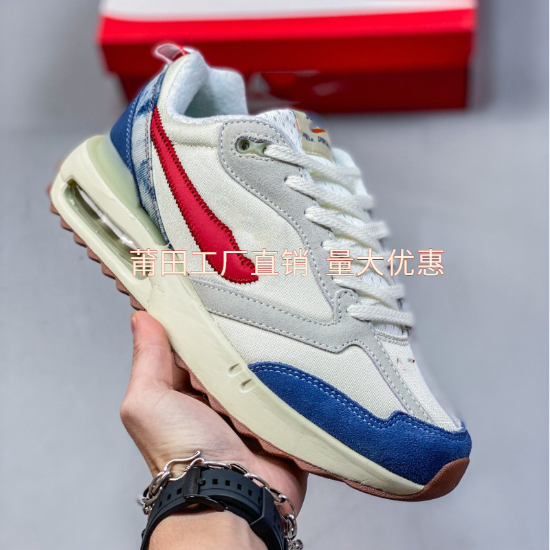 Cross-Border Max Dawn Retro Running Shoes Dawn Series Small Air Cushion Jogging Shoes for Men and Women Versatile Casual Sports Shoes