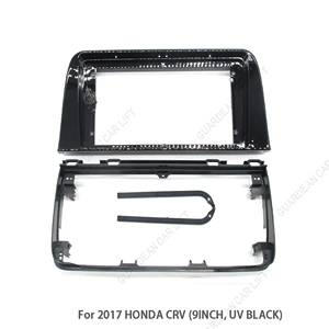 Suitable for 2017 Honda Crv (9inch , Bright Black) Central Control Navigation Frame Android Frame Audio Panel Frame
