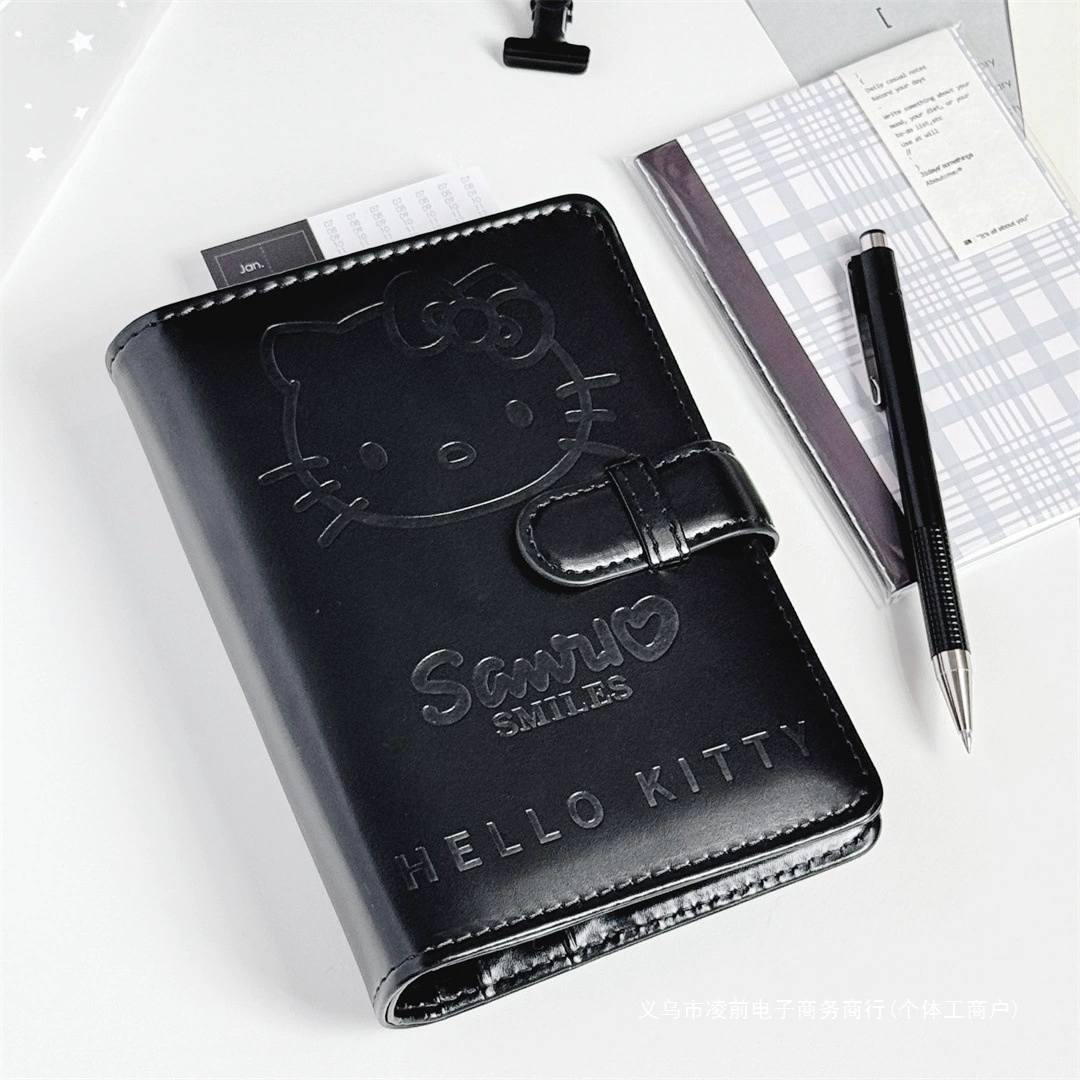 Black high quality handheld laptop for students, notebook, tear-off sheet