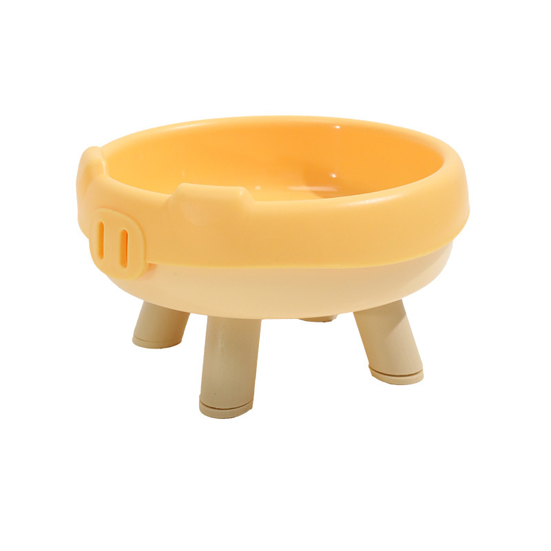 Mascotas comiendo y bebiendo agua cuenco para gatos Pipitao caja original nariz de cerdo cuenco para gatos de cuatro patas cuenco para gatos cuenco para comida para gatos utensilios de comida para gatos utensilios de agua