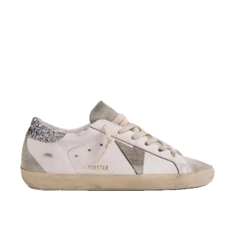 GG casual hacer viejas estrellas pequeñas zapatos sucios para mujeres nuevos zapatos de tablero rojo red de altura interior zapatos sucios zapatos de piel de vaca pequeños zapatos blancos
