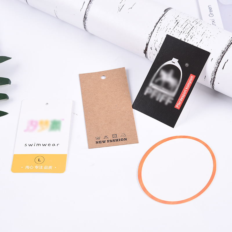 吊牌标签定做女装吊牌通俗挂牌衣服吊牌设计制作商标吊卡定制LOGO