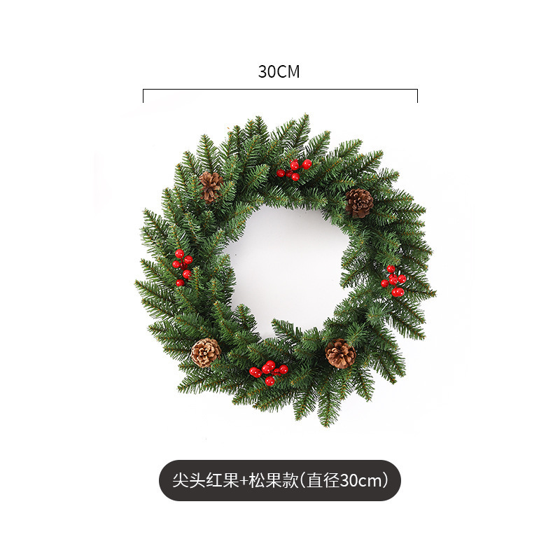 国境を越えてクリスマスの花輪藤条花輪30/40/45/50/60cmデパートホテルのショーウインドークリスマス圏|undefined