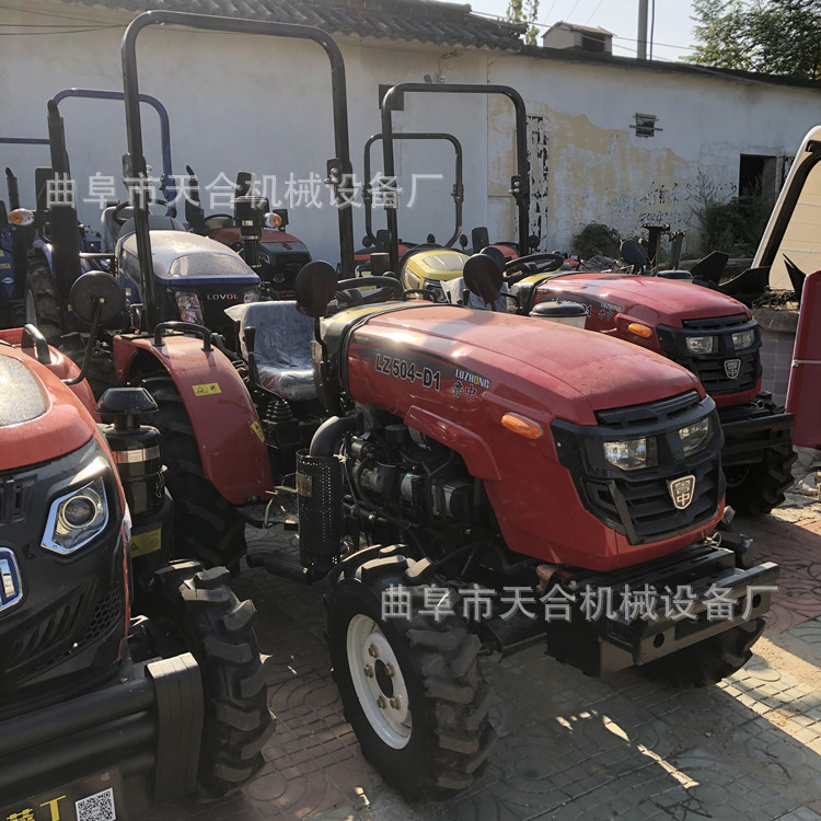 Ultra-short Wheelbase Design Luzhong LZ504-d1 Guolin Greenhouse Four-wheel Drive Plus Power Tractor Powerful Power Fuel Consumption