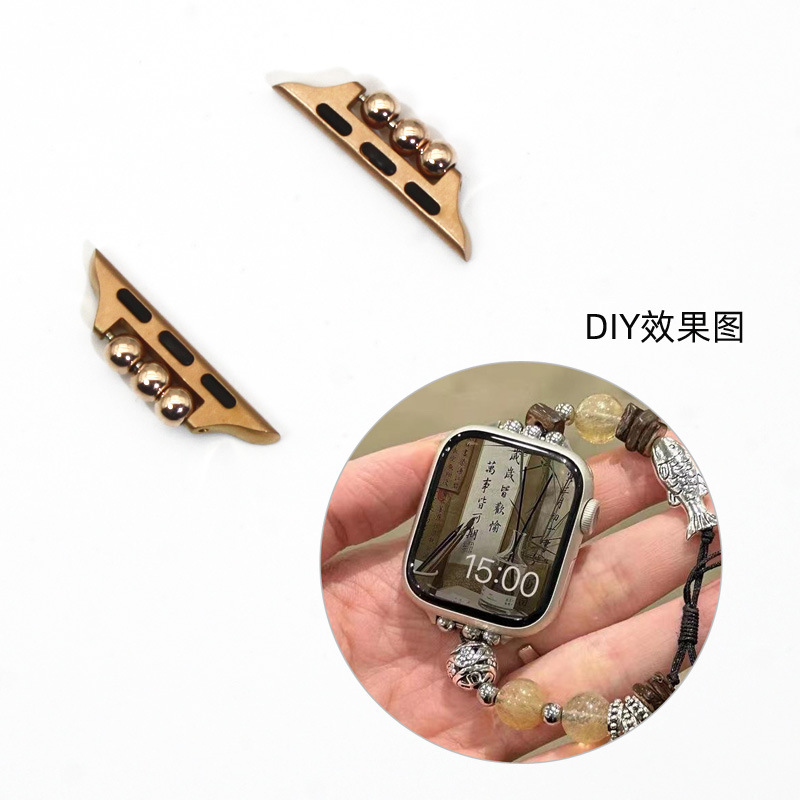 アップル腕時計s10ビーズ時計コネクタApple watch98765バンドdiyツール部品