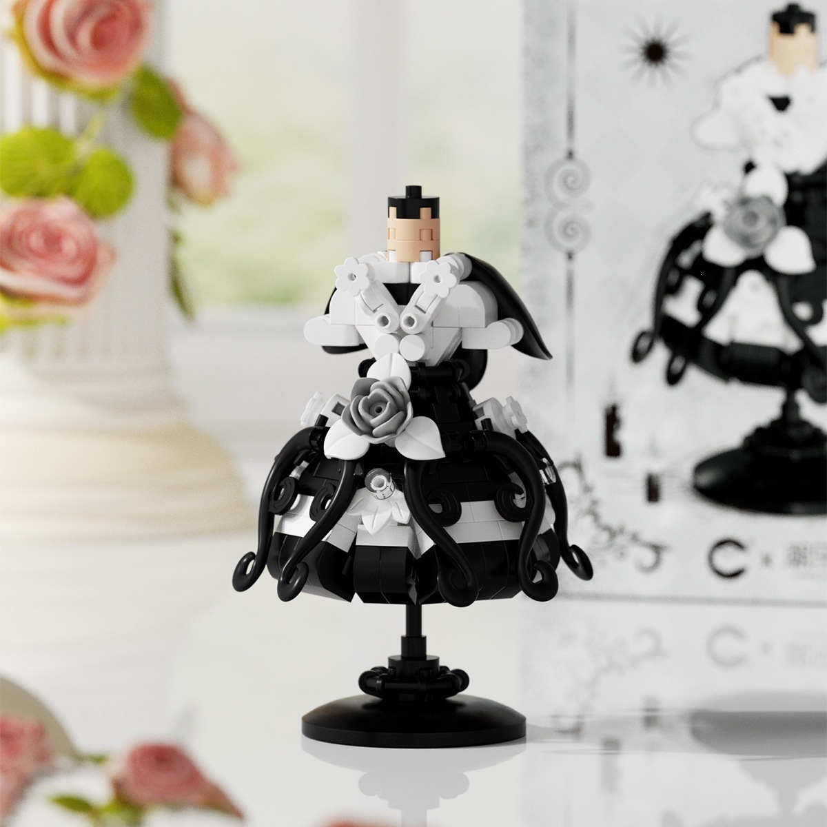 Chaolechuang 7585 Lolita Loli princesa vestido adornos de bloques juguetes para niños regalos para niñas el 1 de junio
