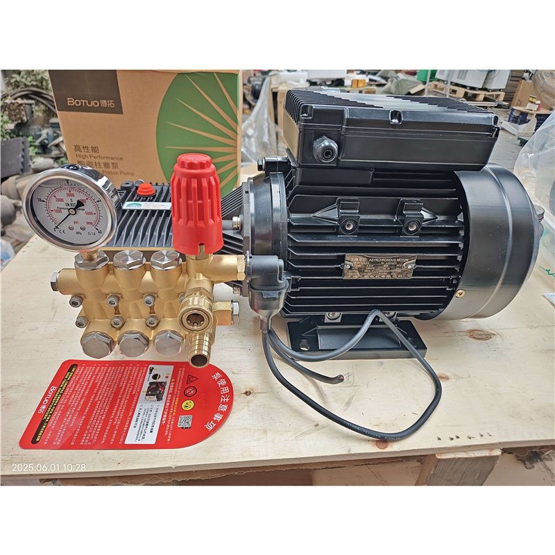 博拓1318泵头上海尼松电机DIY洗车机博拓高压柱塞泵