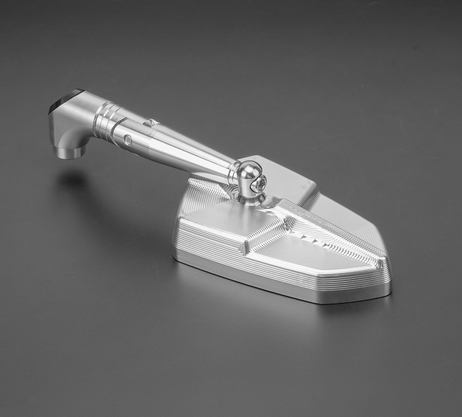 Motorcycle Modified Rearview Mirror Universal Electric Vehicle Reversing Mirror Cnc Aluminum Alloy Flat Rearview Mirror Factory Wholesale