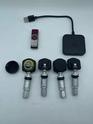 Tire pressure monitoring system System for Android Car Navigation - replaceable-battery-built-in