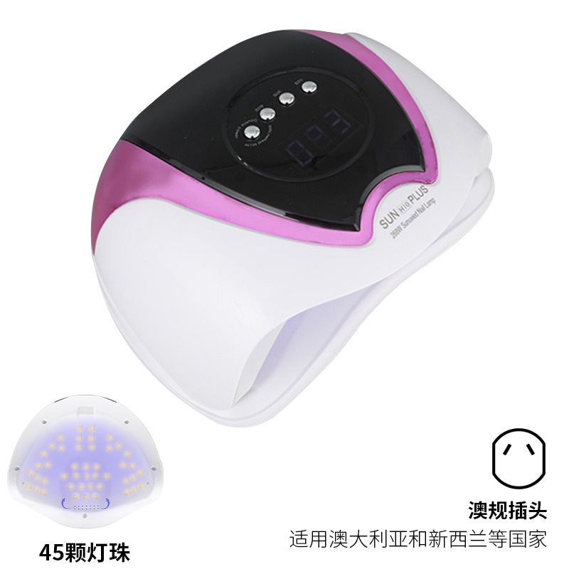 Transfronterizo nueva lámpara de uñas de dos manos UV de uñas lámpara de curado 268W luz de terapia de alta potencia de uñas lámpara de uñas máquina de secado rápido