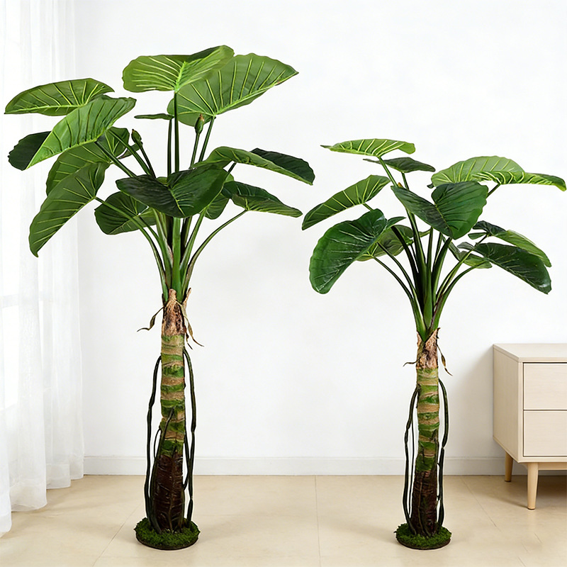 gran simulación de goteo de agua Guanyin planta de aterrizaje desmontaje árbol falso decoración interior sala de estar simulación de planta verde paisaje image 4