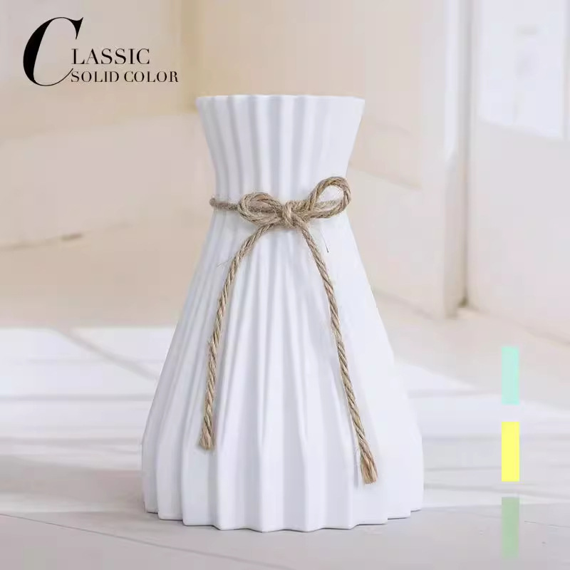 北欧プラスチック花瓶ホームフラワーアレンジメントリビングルームモダンクリエイティブシンプルな小さな新鮮な家の装飾花束|undefined