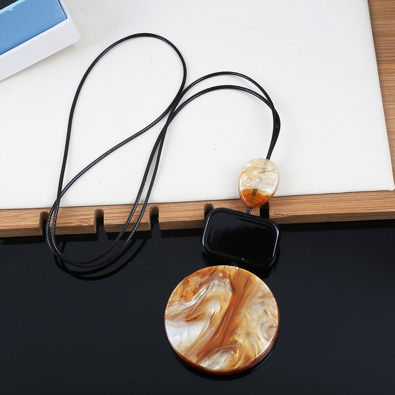 Maillard Collar retro para mujer estilo coreano nuevo suéter de nicho cadena moda otoño e invierno todo fósforo artículos de alta gama al por mayor