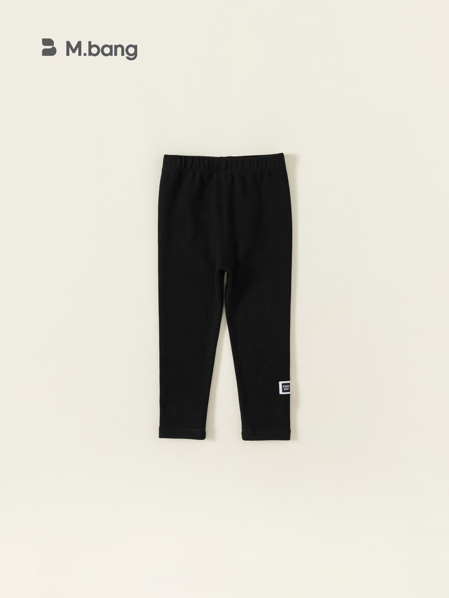 Babycity pantalones de los niños leggings de color sólido niñas de primavera y otoño estilo occidental hacia fuera pantalones elásticos QK23034