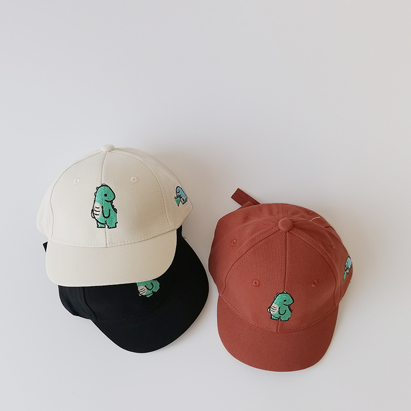 Gorra De Béisbol Infantil Con Bordado De Dinosaurio display picture 3