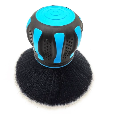 Car cleaning tools car air conditioning cleaning - small-ball-brush-black-and-bluepvc-transparent-box