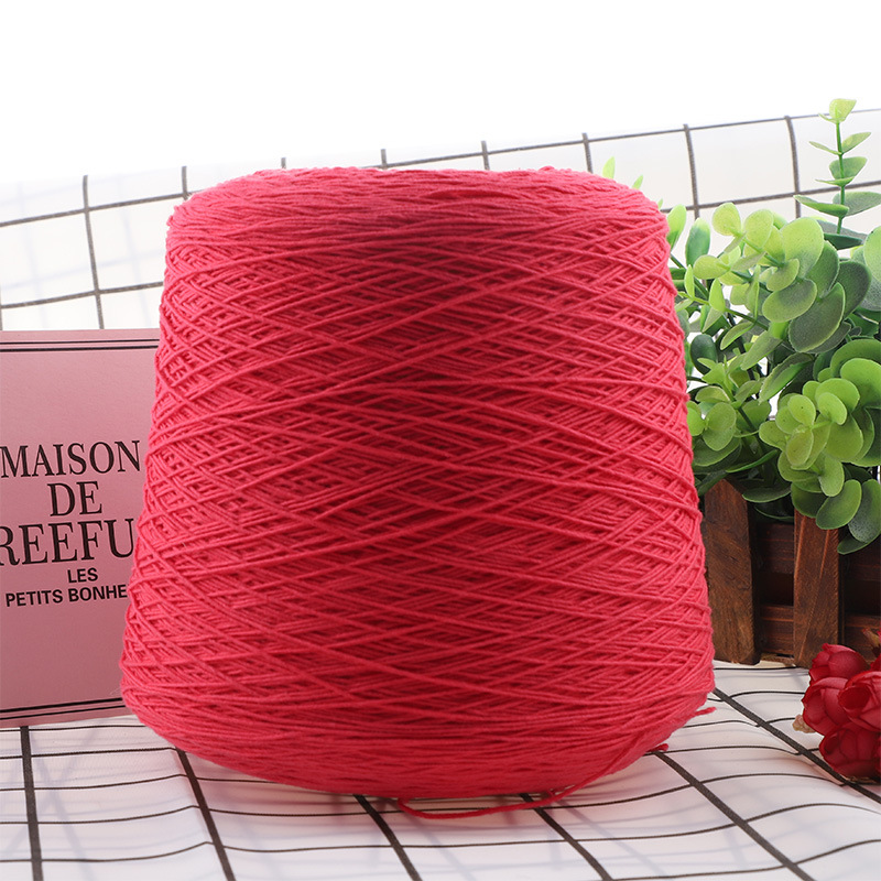 长绒棉纱烧毛丝光棉十字绣纱线钩编纱蕾丝纱绣花线帽子纱围巾纱